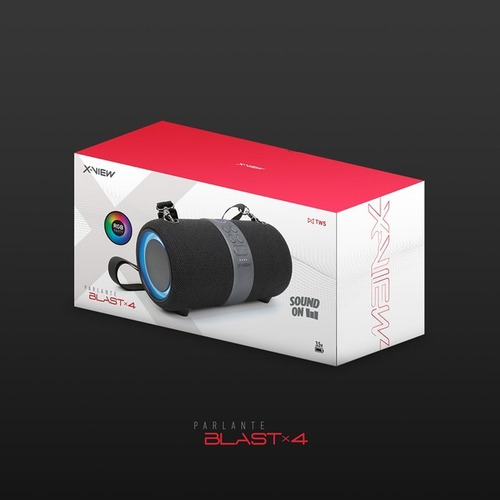 Imagen 4 de 6 de Parlante X View Blast X4 Rgb Bt Portatil Tws Ipx6 Exterior