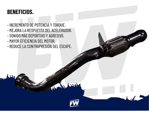 Downpipe S10 2.8 Td 2013-2017 Bajada Escape Tubosil