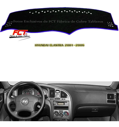 Cubre Tablero - Hyundai Elantra - 2002 2003 2004 2005 2006