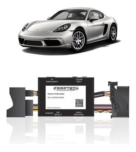 Interface Porsche 718 17 18 19 Desbloqueio Câmera De Ré