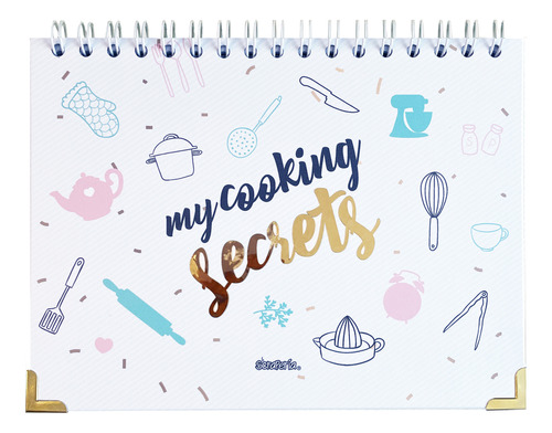 Libreta Para Anotar Recetas - Cooking Secrets - La Scrapería