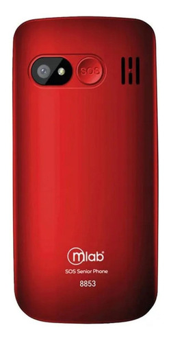 Imagen 2 de 3 de Mlab SOS Senior Phone Shell 3G (1.8") Dual SIM rojo 128 MB RAM