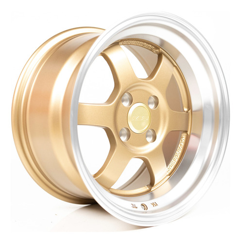 Rodas 15 Rays Te37 V Volk Racing 4x100 Jdm Civic Eg Ek Ej Cor Bronze
