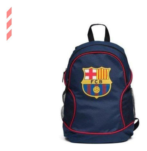 Mochila Barcelona Azul Futbelo E Magia 7139 Unico Azul