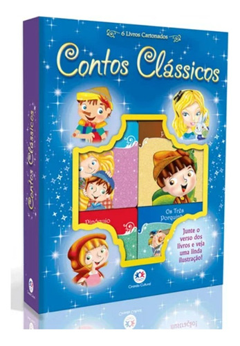Livro Box Com 6 Minilivros Contos Clássicos Ciranda Cultural  João E Maria, Chapeuzinho Vermelho E Outros