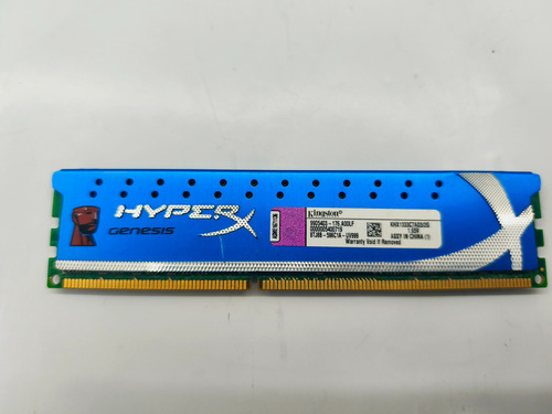 Memória Desktop 2gb Ddr3 1333mhz Kingston Hyper X Genesis (Usado)