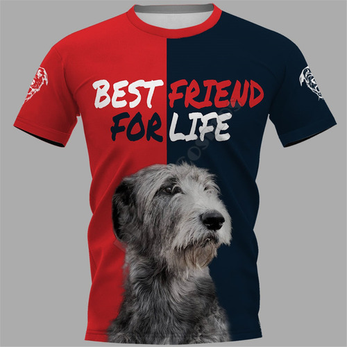 Playera Best Friend Miniature Schnauzer 3d Impresa Para Hom