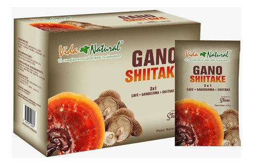 Ganoshiitake 3x1 Cafe Ganoderma Shiitake