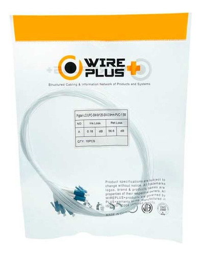Pigtail 1 Conector Lc Upc 1.5mts Wireplus