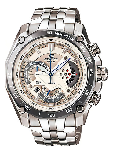Relógio Casio - Edifice - Ef-550d-7avdf Cor da correia Prateado Cor do bisel Prateado Cor do fundo Prateado