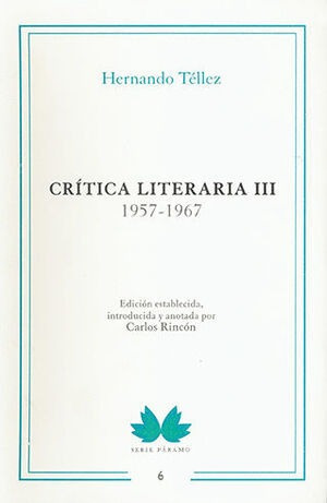 Libro Crítica Literaria  Iii  19571967