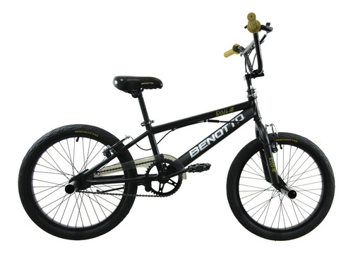 Bicicleta Benotto Freestyle Rollie R20 1v Acero Negro Dorado