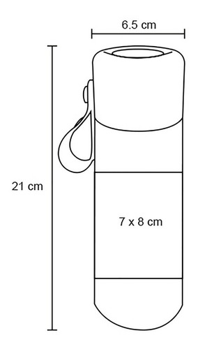 Imagen 4 de 10 de Termo Difuminado Con Doble Pared De Acero, Colador Y Tapa