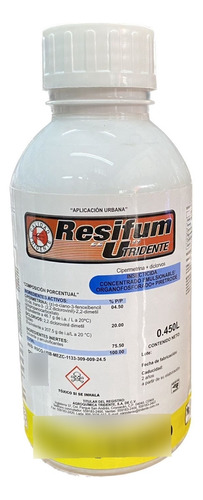 Resifum U Cipermetrina 4.50% + Diclorvos 20% 450 Ml