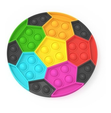 Popit Pop It Pelota De Fútbol Arcoiris Grande Xl Ltf Shop