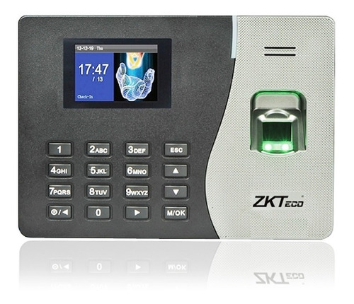 Zkteco Control Reloj Biometrico Asistencia Ip K14 Pro Huella