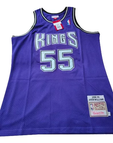enfermo Verter Positivo Camiseta Nba Retro - #55 Jason Williams - Sacramento Kings | Envío gratis