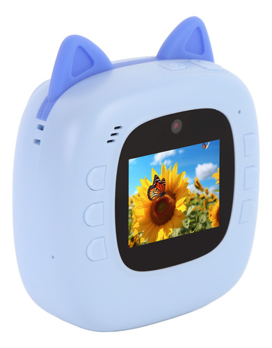 Cámara Print Hd De 20 Mp Con Doble Lente Para Selfies, Zoom