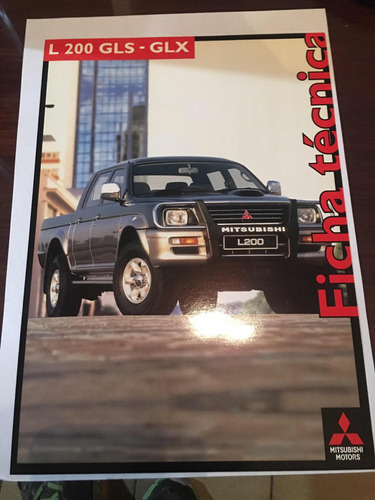 Folleto Publicitario Concesionario Mitsubishi L200