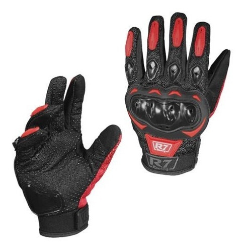Guantes Vel R7 Racing Rojo R7-2 Touch