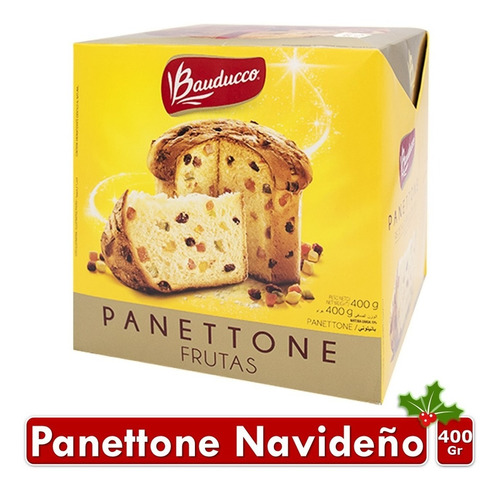 Bauducco Panettone Frutas 400gr Navidad