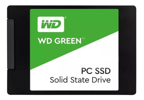 SSD 240GB SATA Iii 2,5pol. Western Digital WD Green WDS240G2G0A Velocidade de Leitura 545MB/s e Gravação 465MB/s Cor Verde Disco Sólido Interno