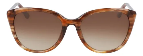 Óculos De Sol Femininos Anne Klein Ak7069 Cat Eye, Chifre Mo