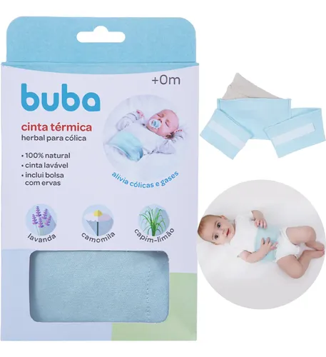 Cinta Térmica Buba Herbal Bolsa Alívio Cólica Gases Bebê