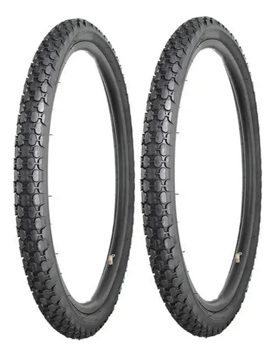 Llantas Para Bicicleta Urbana Retro Negras R26 X 2.125 (par) Color Negro