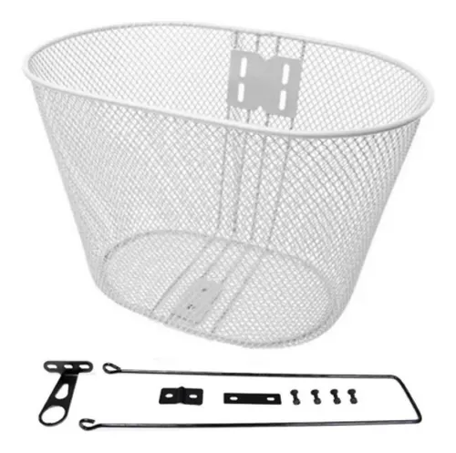 Cesta Cestinha Bicicleta Infantil Aro 20 Buzina Trim Trim