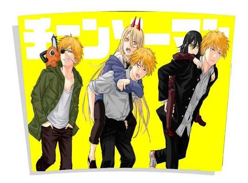 Copo Bucks Chainsaw Man Grupo Anime