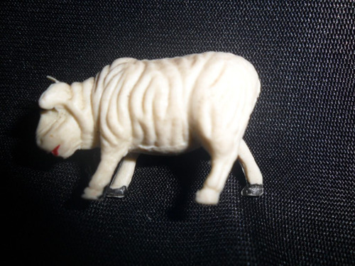 Oveja Lanar  Animal Granja Salvaje Miniatura Juguete Retro