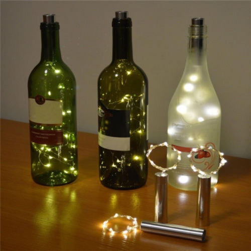 Luces De Cadena Para Botellas Luces Para Botellas De Vino Lu