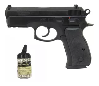 Pistola Asg Cz75d Spring Aire 6mm A Resorte Incluye 1000 Bal