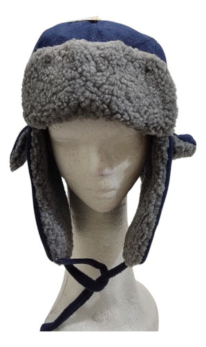 Gorro Aviador Polar Con Piel Dama Juvenil Hot Hat Art 2279
