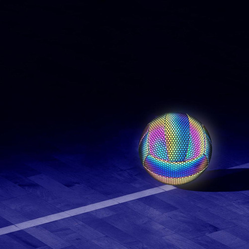 Couro Pu De Voleibol Refletivo Brilhante Para Adultos