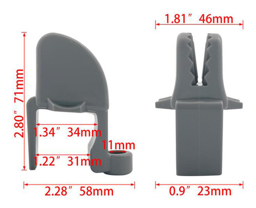 3 Clips De Sujeción Para Guardabarros De 3 Piezas