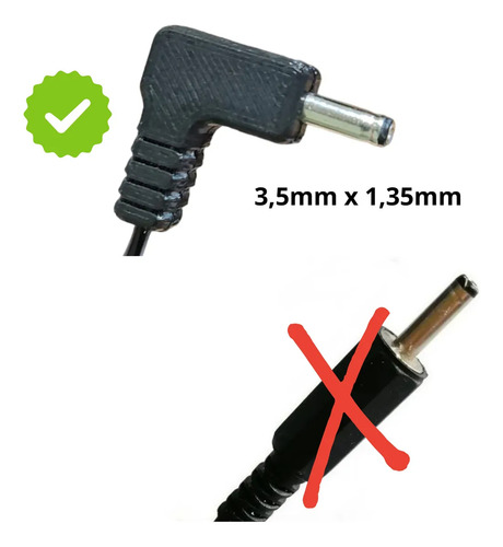 Cargador Para Netbook Positivo Bgh Sarmiento 12v 2a Original Negro