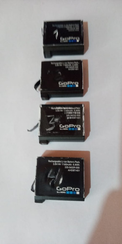 Gopro Hero 4 Silver- 4k Action Camera Com 4 Baterias + Itens