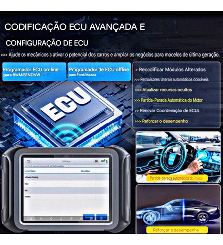 Scanner X100 Max Xtool Programador Codificador De Chaves