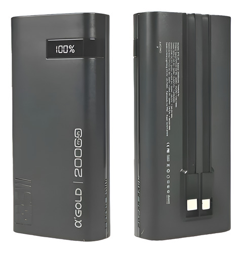 Powerbank Carregador Portátil 20.000mah Turbo 22.5w Com Cabo
