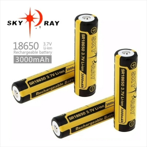  Pack Premium Cargador Oem Pack + Baterías Sky Ray, 3000,ah