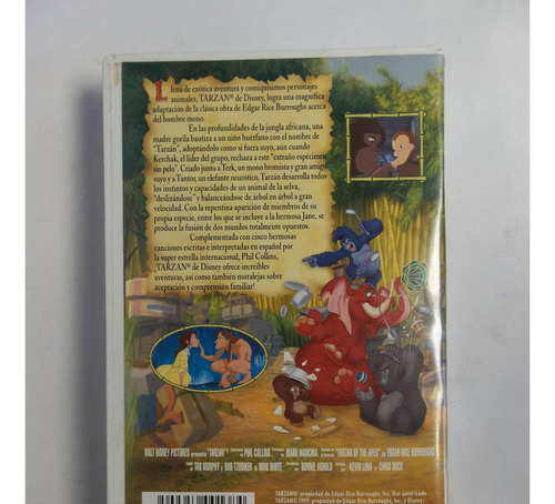 Película Vhs Tarzán (1999) Disney (Usado)
