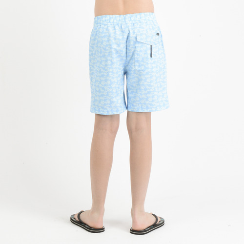 Traje De Baño Palm Beach Azul Claro / Pastel
