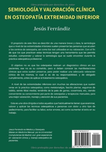 Semiologia Y Valoracion Clinica En Osteopatia..., De Martínez, Jesús Ferrándiz. Editorial Independently Published En Español