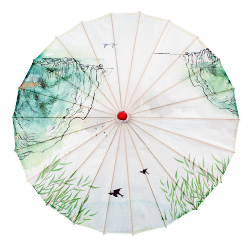 Guarda-sol Japonês Asiático Guarda-chuva De Seda Estilo I