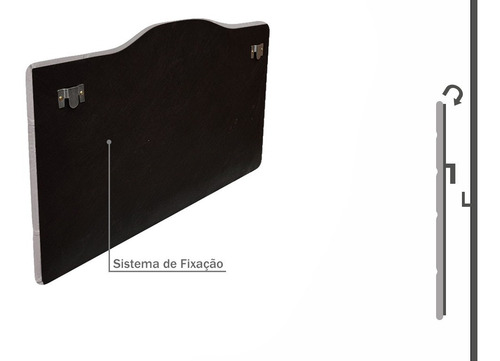 Cabeceira Cama Box Casal Estofada Varias Cores 140 Colors