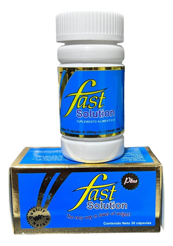  Fast Solution Plus 30 Cap 3 Piezas