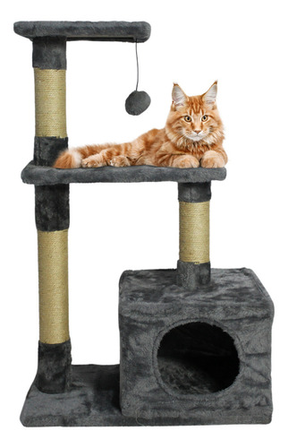Rascador Gimnasio Torre Árbol Premium 50x30x8 Cm - Tw-37