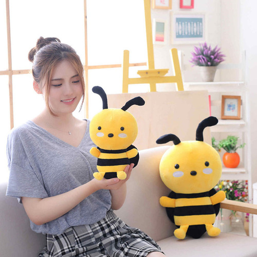Peluche De Peluche Con Forma De Abeja De Peluche, 3 Unidades